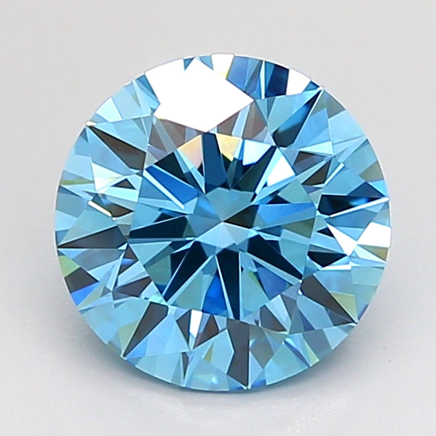 2.05 Carat Round Shaped, Ideal Cut, VVS2 Clarity, IGI Certified Lab Grown Diamond