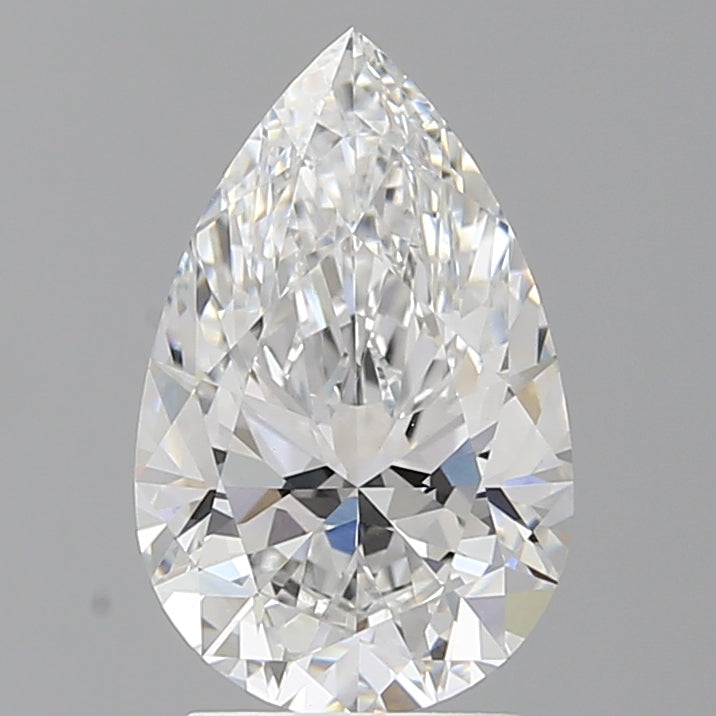 2.60 Carat Pear Shaped, Ideal Cut, E Color, VVS2 Clarity, IGI Certified Lab Grown Diamond