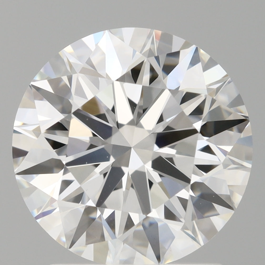 2.08 Carat Round Shaped, Ideal Cut, E Color, VVS2 Clarity, IGI Certified Lab Grown Diamond