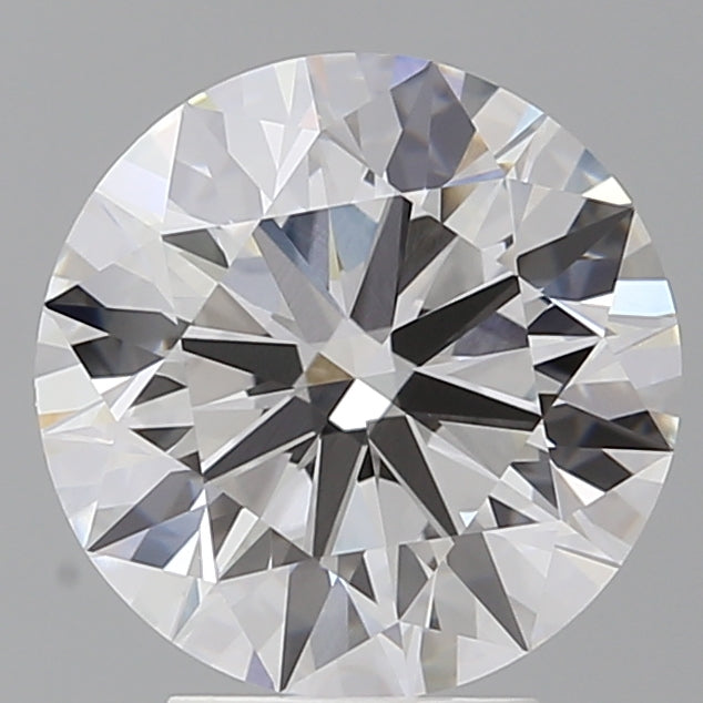 4.09 Carat Round Shaped, Ideal Cut, E Color, VVS2 Clarity, IGI Certified Lab Grown Diamond