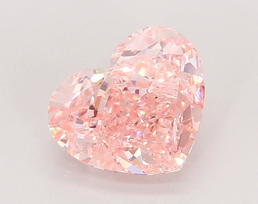 4.03 Carat Heart Shaped, Excellent Cut, VVS2 Clarity, IGI Certified Lab Grown Diamond