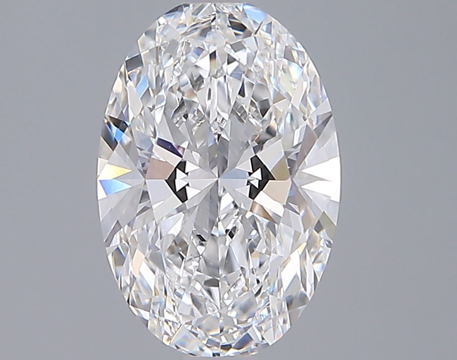 2.05 Carat Oval Shaped, Ideal Cut, D Color, VVS1 Clarity, IGI Certified Lab Grown Diamond