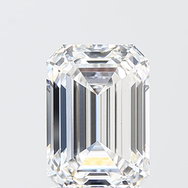 2.58 Carat Emerald Shaped, Ideal Cut, E Color, VS1 Clarity, IGI Certified Lab Grown Diamond