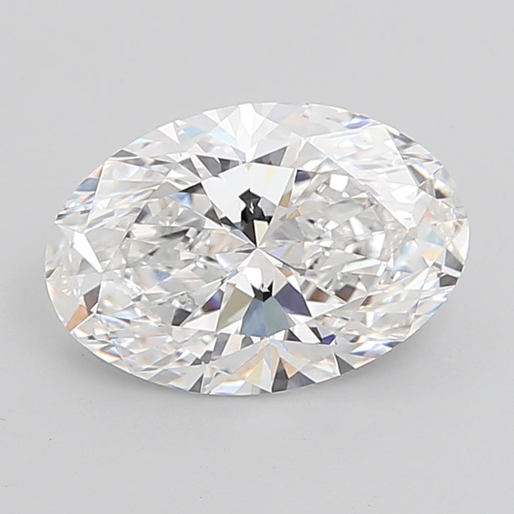 5.10 Carat Oval Shaped, Ideal Cut, D Color, VVS2 Clarity, IGI Certified Lab Grown Diamond