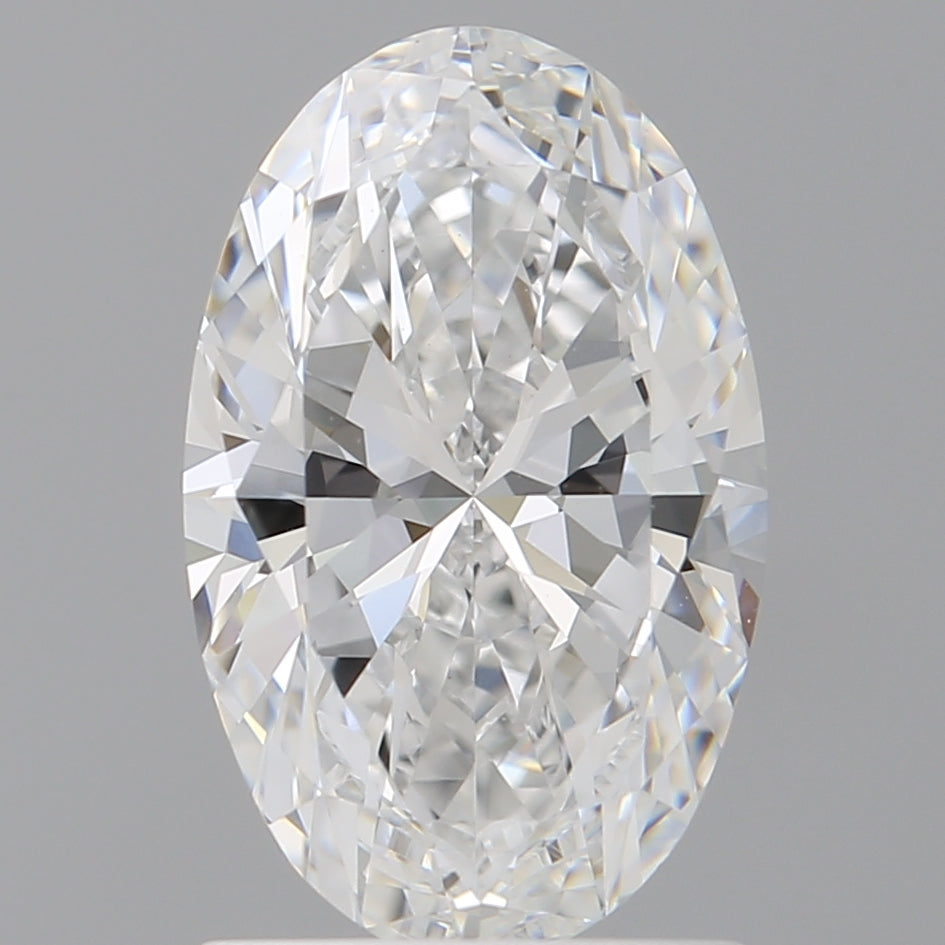 1.60 Carat Oval Shaped, Ideal Cut, D Color, VVS2 Clarity, IGI Certified Lab Grown Diamond