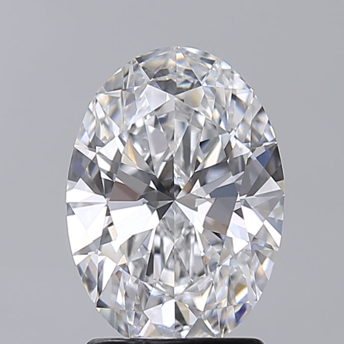 2.03 Carat Oval Shaped, Excellent Cut, D Color, VVS2 Clarity, IGI Certified Lab Grown Diamond