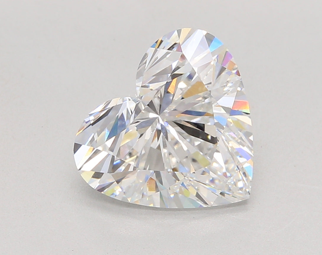 4.02 Carat Heart Shaped, Ideal Cut, E Color, VS1 Clarity, IGI Certified Lab Grown Diamond