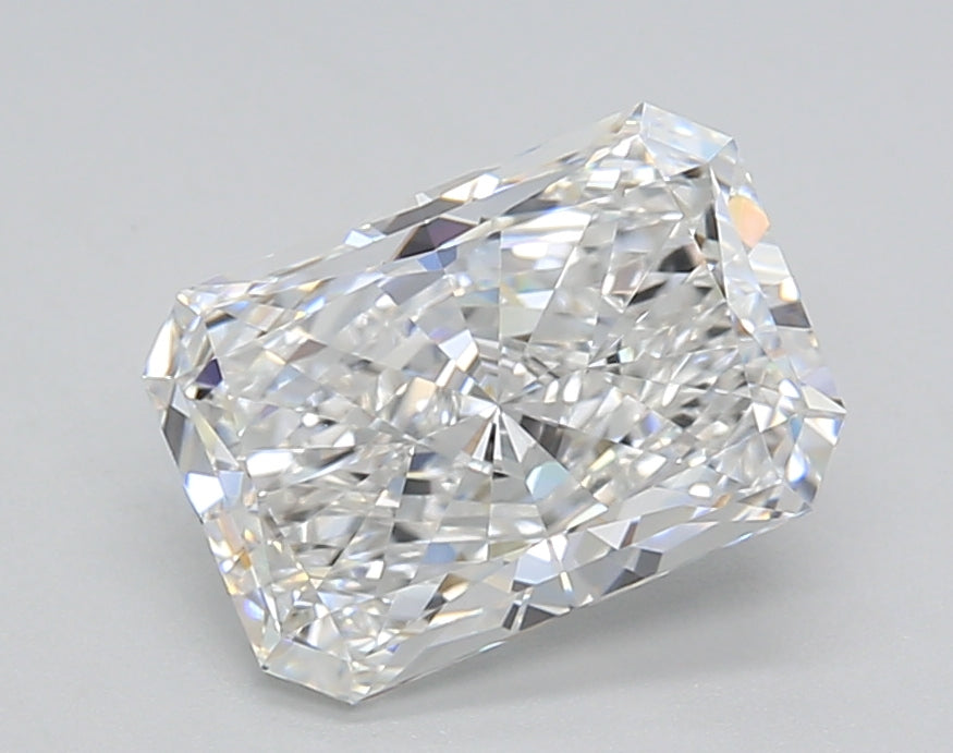 2.00 Carat Radiant Shaped, Excellent Cut, E Color, VVS2 Clarity, GIA Certified Lab Grown Diamond