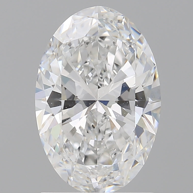 1.60 Carat Oval Shaped, Ideal Cut, E Color, VVS2 Clarity, IGI Certified Lab Grown Diamond