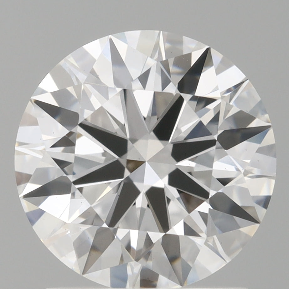 1.59 Carat Round Shaped, Ideal Cut, D Color, VS1 Clarity, IGI Certified Lab Grown Diamond