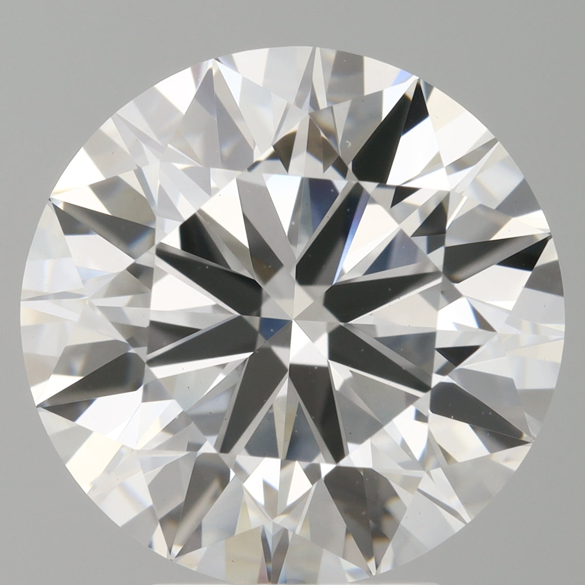 4.95 Carat Round Shaped, Excellent Cut, F Color, VVS2 Clarity, IGI Certified Lab Grown Diamond