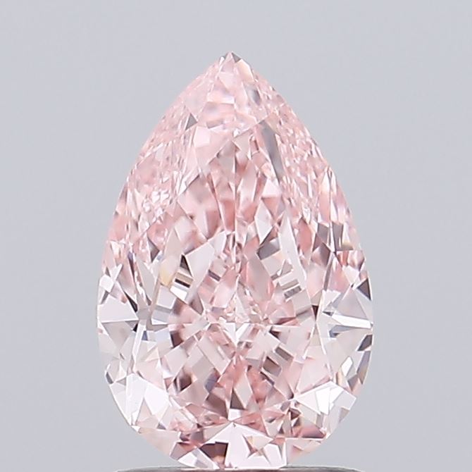 1.29 Carat Pear Shaped, Excellent Cut, VVS2 Clarity, IGI Certified Lab Grown Diamond