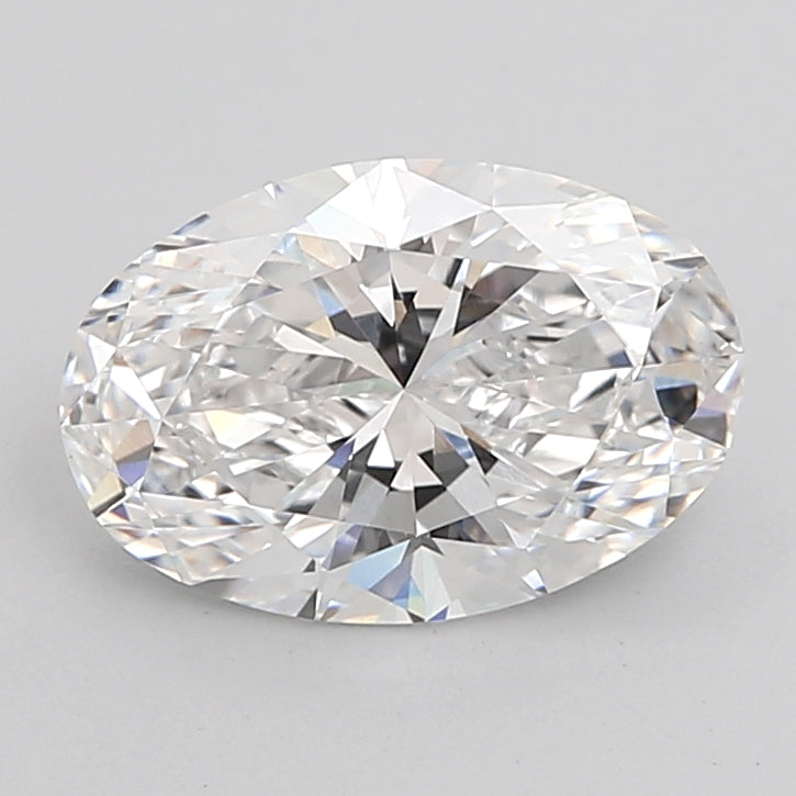 2.58 Carat Oval Shaped, Ideal Cut, D Color, VVS2 Clarity, IGI Certified Lab Grown Diamond