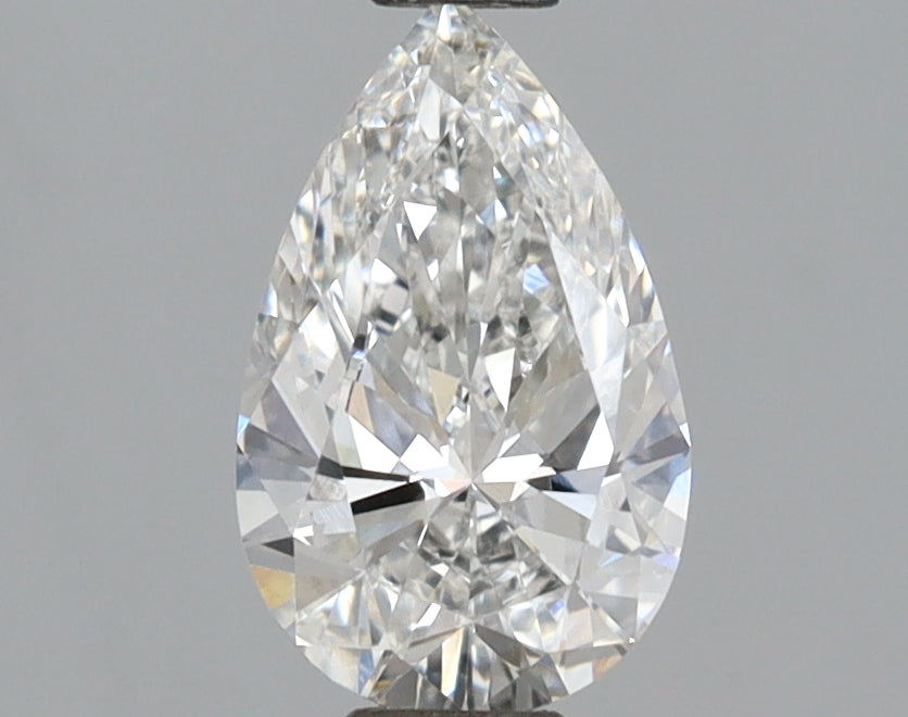 1.03 Carat Pear Shaped, Ideal Cut, E Color, VVS2 Clarity, IGI Certified Lab Grown Diamond