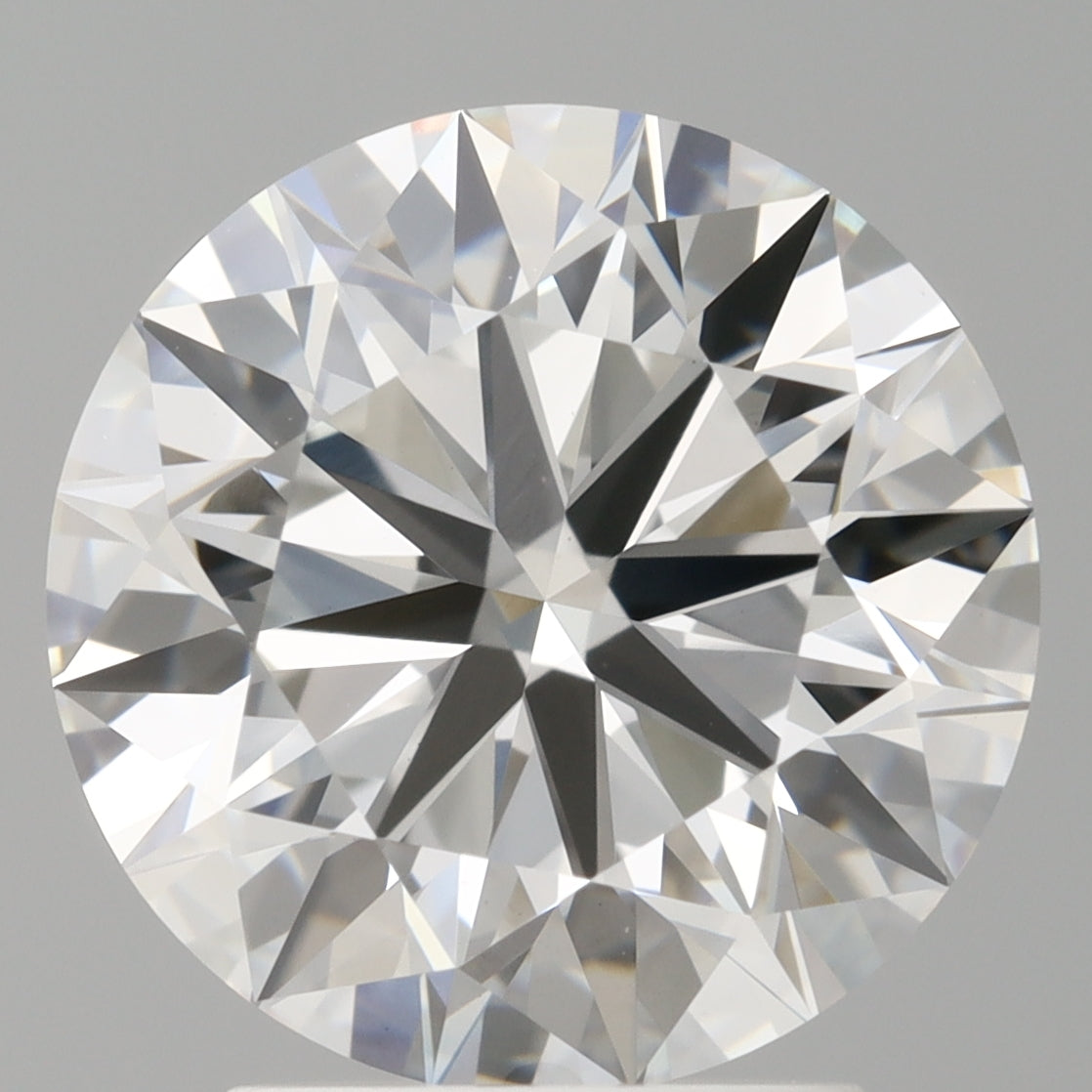 3.00 Carat Round Shaped, Ideal Cut, F Color, VVS2 Clarity, IGI Certified Lab Grown Diamond