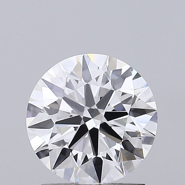 1.57 Carat Round Shaped, Ideal Cut, D Color, VVS2 Clarity, IGI Certified Lab Grown Diamond