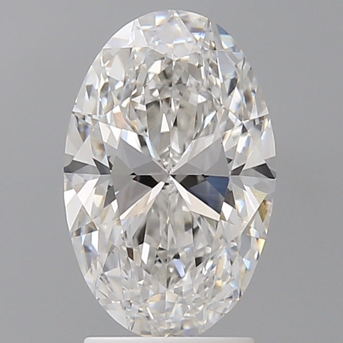 2.52 Carat Oval Shaped, Ideal Cut, E Color, VS1 Clarity, IGI Certified Lab Grown Diamond