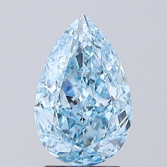 3.05 Carat Pear Shaped, Excellent Cut, VS2 Clarity, IGI Certified Lab Grown Diamond