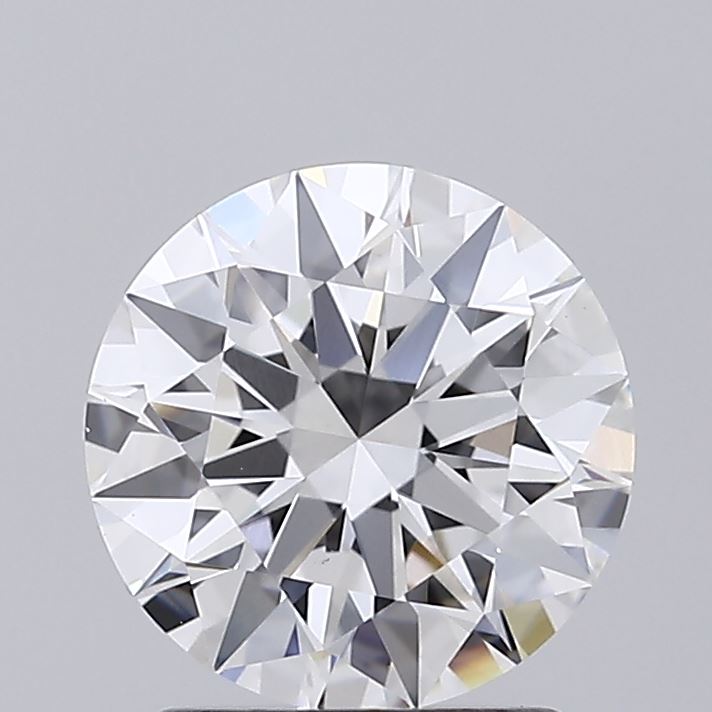 1.58 Carat Round Shaped, Ideal Cut, E Color, VVS2 Clarity, IGI Certified Lab Grown Diamond