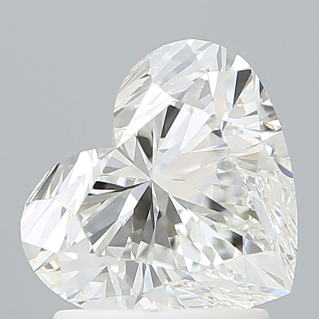 1.74 Carat Heart Shaped, Ideal Cut, E Color, VVS2 Clarity, IGI Certified Lab Grown Diamond