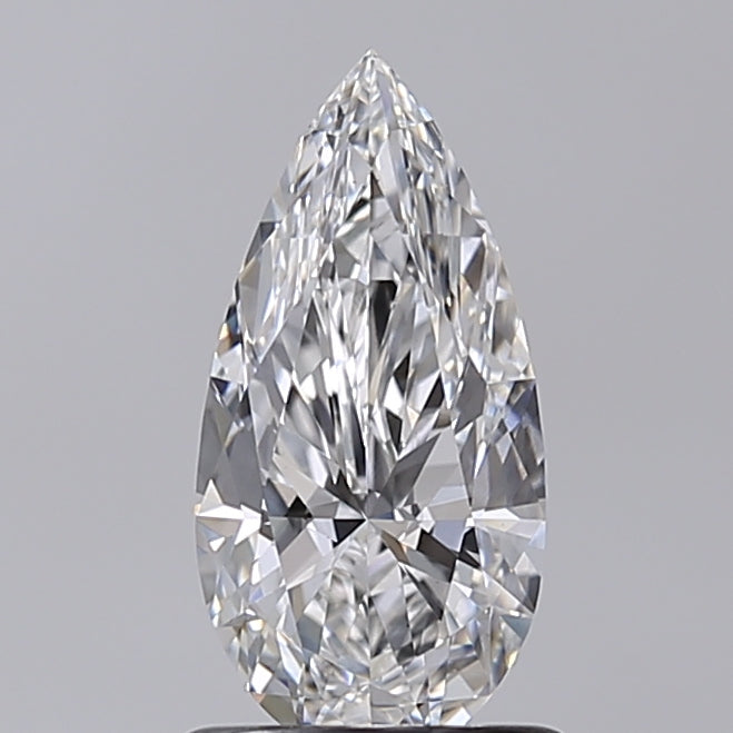 1.03 Carat Pear Shaped, Ideal Cut, E Color, VS1 Clarity, IGI Certified Lab Grown Diamond