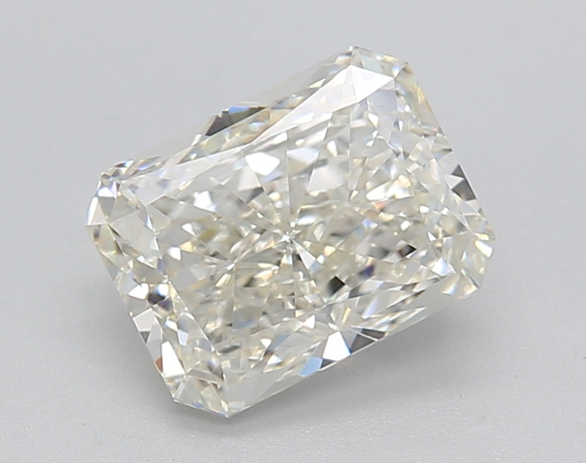 1.65 Carat Radiant Shaped, Ideal Cut, I Color, VVS2 Clarity, IGI Certified Lab Grown Diamond