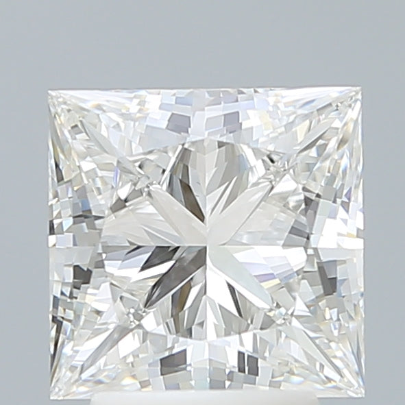 3.19 Carat Princess Shaped, Ideal Cut, F Color, VVS2 Clarity, IGI Certified Lab Grown Diamond