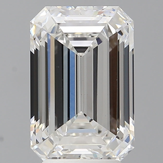 4.02 Carat Emerald Shaped, Ideal Cut, E Color, VS1 Clarity, IGI Certified Lab Grown Diamond