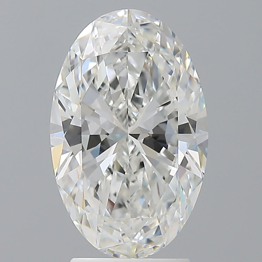 3.01 Carat Oval Shaped, Ideal Cut, E Color, VVS2 Clarity, IGI Certified Lab Grown Diamond
