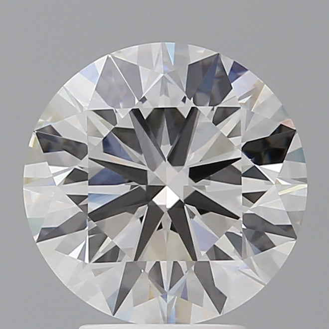 3.95 Carat Round Shaped, Ideal Cut, F Color, VVS2 Clarity, IGI Certified Lab Grown Diamond