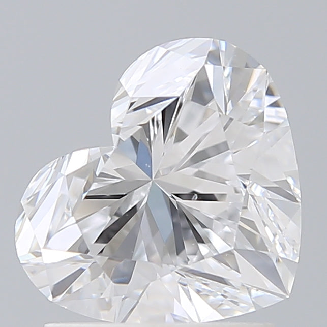 1.72 Carat Heart Shaped, Excellent Cut, D Color, VS2 Clarity, IGI Certified Lab Grown Diamond