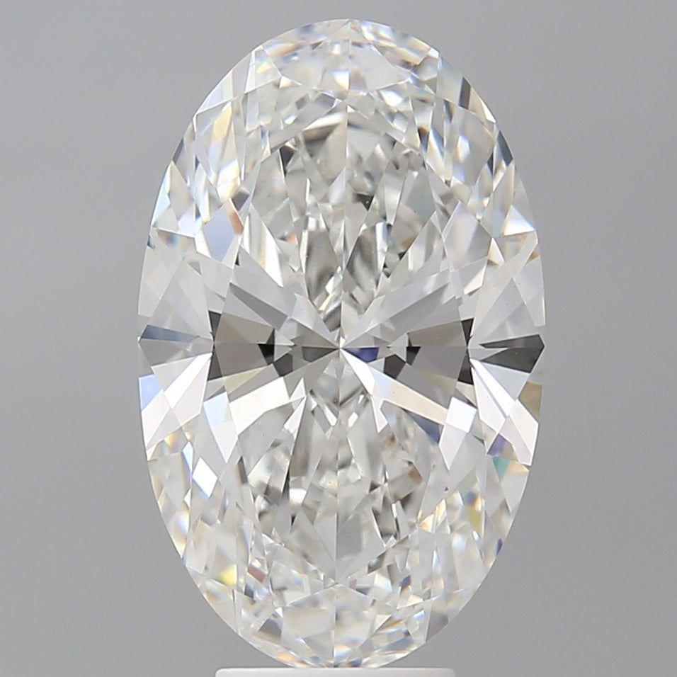 6.57 Carat Oval Shaped, Ideal Cut, E Color, VVS2 Clarity, IGI Certified Lab Grown Diamond