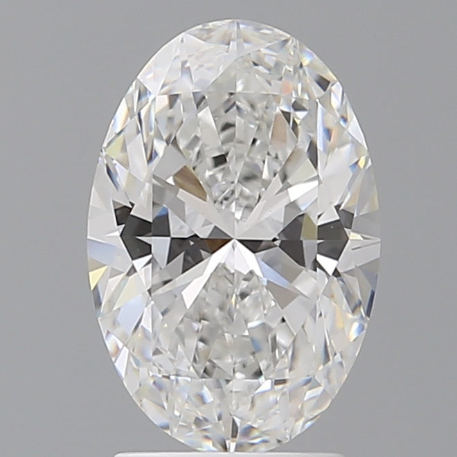 2.57 Carat Oval Shaped, Ideal Cut, E Color, VVS2 Clarity, IGI Certified Lab Grown Diamond