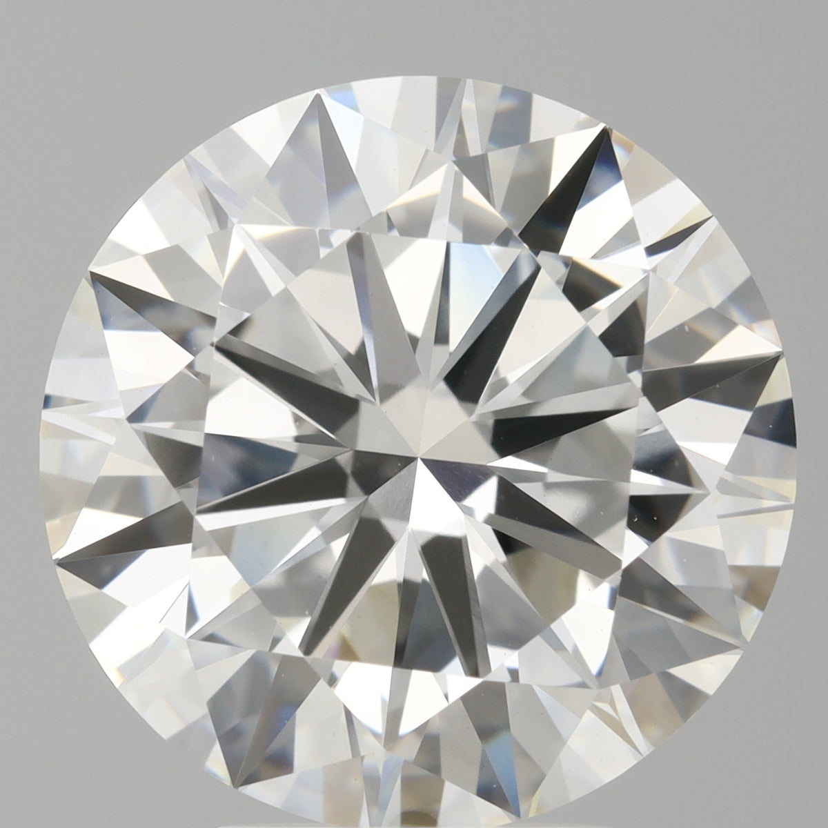 5.00 Carat Round Shaped, Excellent Cut, F Color, VVS2 Clarity, IGI Certified Lab Grown Diamond