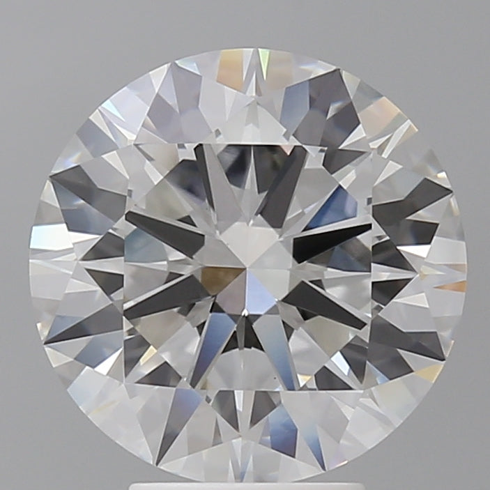 5.04 Carat Round Shaped, Excellent Cut, E Color, VVS2 Clarity, IGI Certified Lab Grown Diamond