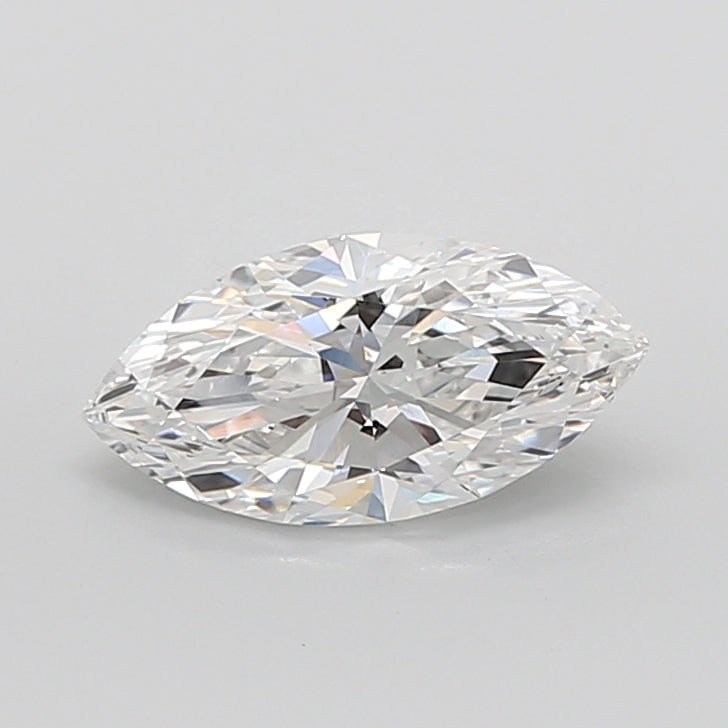 3.05 Carat Marquise Shaped, Ideal Cut, E Color, VVS2 Clarity, IGI Certified Lab Grown Diamond