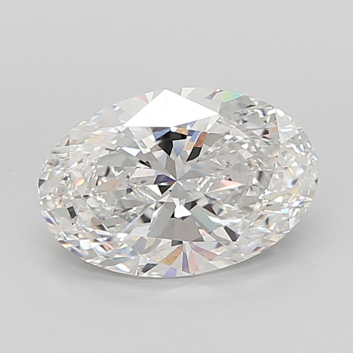 6.06 Carat Oval Shaped, Ideal Cut, E Color, VVS2 Clarity, IGI Certified Lab Grown Diamond