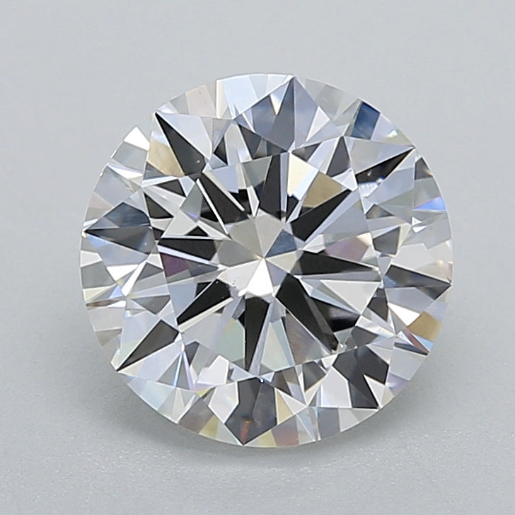 2.00 Carat Round Shaped, Very Good Cut, F Color, VS1 Clarity, IGI Certified Lab Grown Diamond