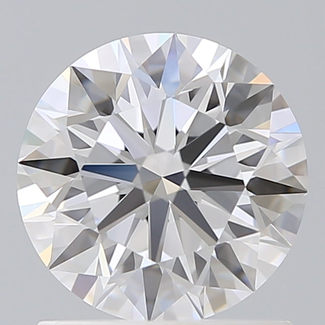 1.23 Carat Round Shaped, Ideal Cut, D Color, VVS2 Clarity, IGI Certified Lab Grown Diamond