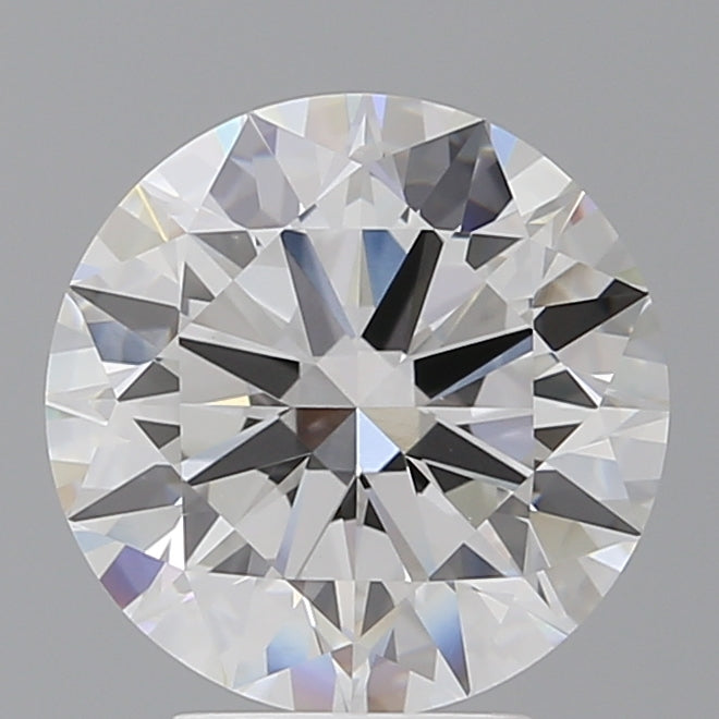 4.07 Carat Round Shaped, Excellent Cut, E Color, VVS2 Clarity, IGI Certified Lab Grown Diamond