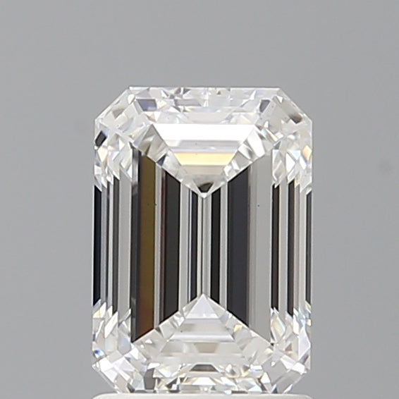 1.57 Carat Emerald Shaped, Ideal Cut, E Color, VVS2 Clarity, IGI Certified Lab Grown Diamond