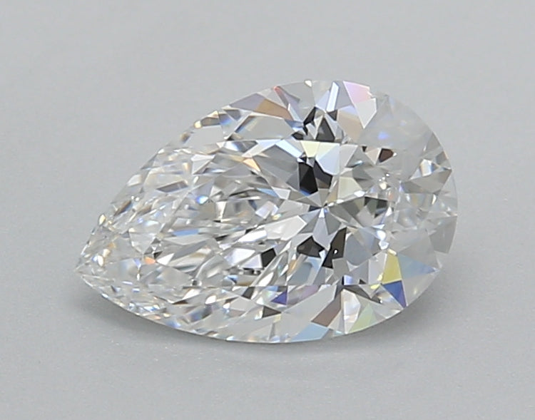 1.00 Carat Pear Shaped, Excellent Cut, D Color, VS1 Clarity, IGI Certified Lab Grown Diamond