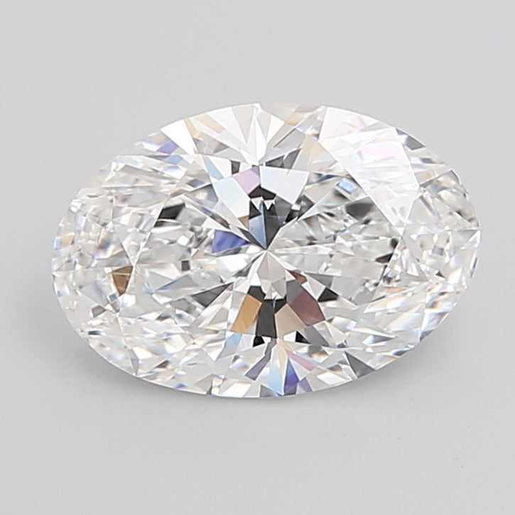 5.06 Carat Oval Shaped, Ideal Cut, E Color, VVS2 Clarity, IGI Certified Lab Grown Diamond