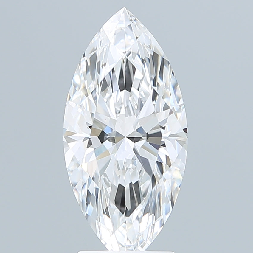 3.10 Carat Marquise Shaped, Ideal Cut, E Color, VVS2 Clarity, IGI Certified Lab Grown Diamond