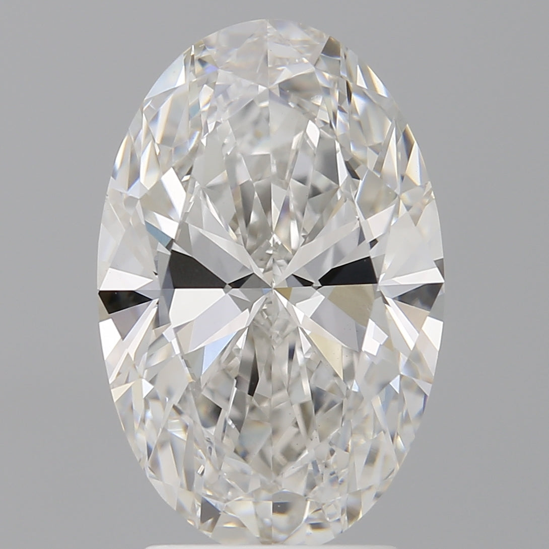 3.10 Carat Oval Shaped, Ideal Cut, G Color, VVS2 Clarity, IGI Certified Lab Grown Diamond