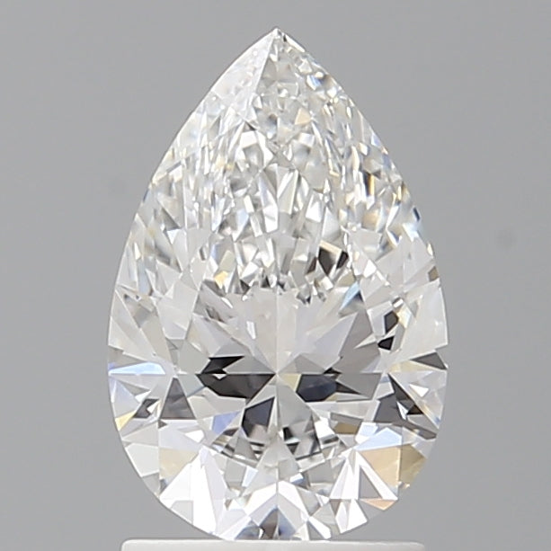 1.57 Carat Pear Shaped, Ideal Cut, E Color, VVS2 Clarity, IGI Certified Lab Grown Diamond