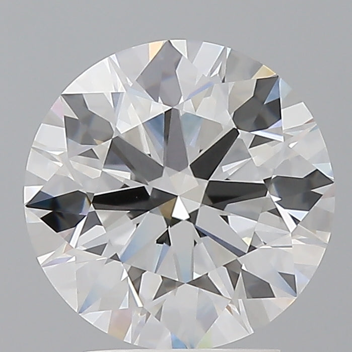 3.10 Carat Round Shaped, Ideal Cut, E Color, VVS2 Clarity, IGI Certified Lab Grown Diamond