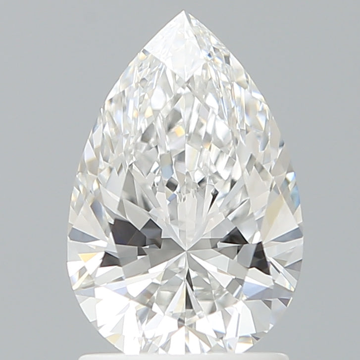 1.61 Carat Pear Shaped, Ideal Cut, D Color, VVS1 Clarity, IGI Certified Lab Grown Diamond