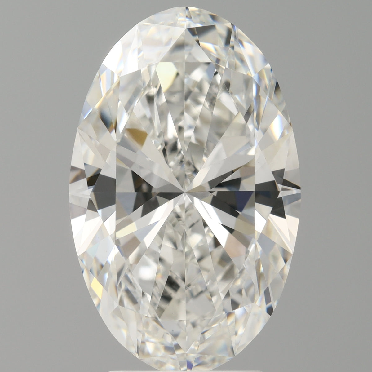 4.08 Carat Oval Shaped, Ideal Cut, F Color, VVS2 Clarity, IGI Certified Lab Grown Diamond