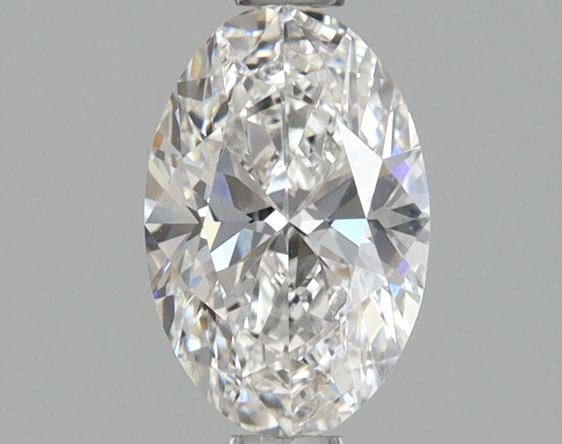 1.07 Carat Oval Shaped, Ideal Cut, D Color, VVS2 Clarity, IGI Certified Lab Grown Diamond